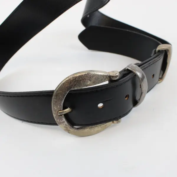 Absolutely Fresh by Prestige Leather Belt Black 27-31 Inch