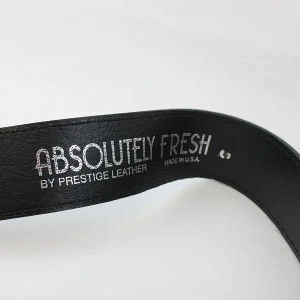 Absolutely Fresh by Prestige Leather Belt Black 27-31 Inch