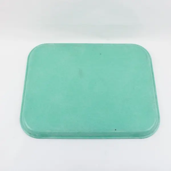 Cambro Lot of 2 Cafeteria Lunch Trays Hard Plastic 14 x 18 Aqua Salmon