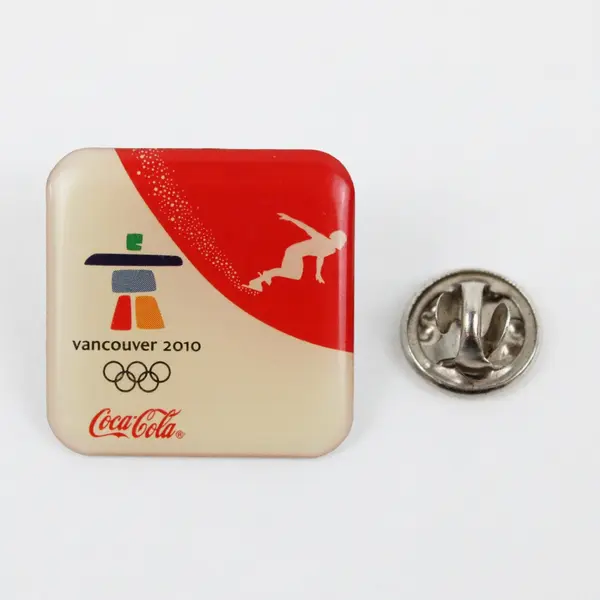 Coca-Cola 2010 Vancouver Winter Olympics Ice Skating Lapel Pin