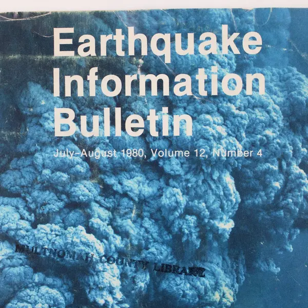 USGS Earthquake Information Bulletin Vol 12 No 4 July-August 1980 Mount St Hel