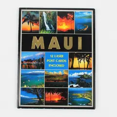 Impact Maui Hawaii 12 Laser Postcards Unused Set Presentation Folder