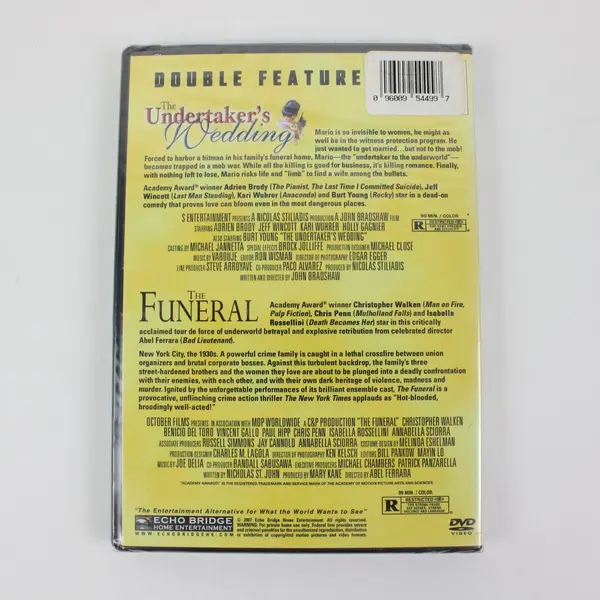 The Undertaker's Wedding & The Funeral Double Feature DVD 2007 New