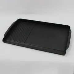 Nordic Ware Backsplash Griddle Black Nonstick Stovetop 29 x 12 x 1.75"