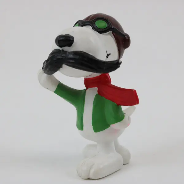 Vintage 1965 United Features Syndicate Peanuts Snoopy Aviator Pilot PVC Figure