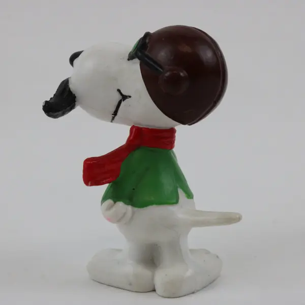 Vintage 1965 United Features Syndicate Peanuts Snoopy Aviator Pilot PVC Figure