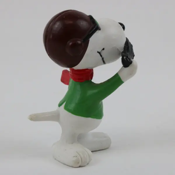 Vintage 1965 United Features Syndicate Peanuts Snoopy Aviator Pilot PVC Figure