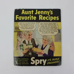 Vintage Aunt Jenny's Favorite Recipes Booklet 1950s, Featuring Spry Shortening 
