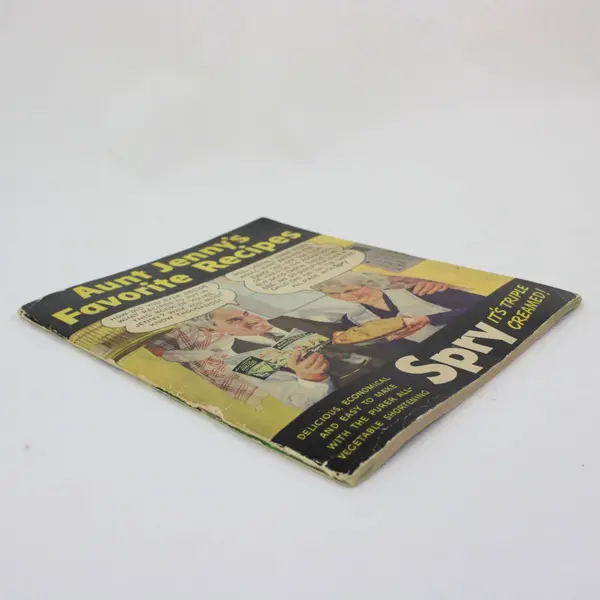 Vintage Aunt Jenny's Favorite Recipes Booklet 1950s, Featuring Spry Shortening 