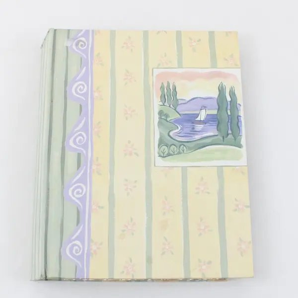 Photo Scrapbook Album Pastel Floral Decorative Cover