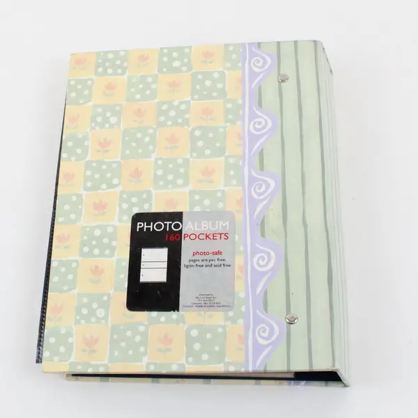 Photo Scrapbook Album Pastel Floral Decorative Cover