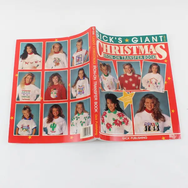 Gick's Christmas Iron-On Transfer Book GP-556 Holiday by Connie Wolter