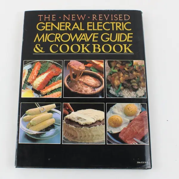 General Electric New Revised Microwave Guide & Cookbook Recipes Charts