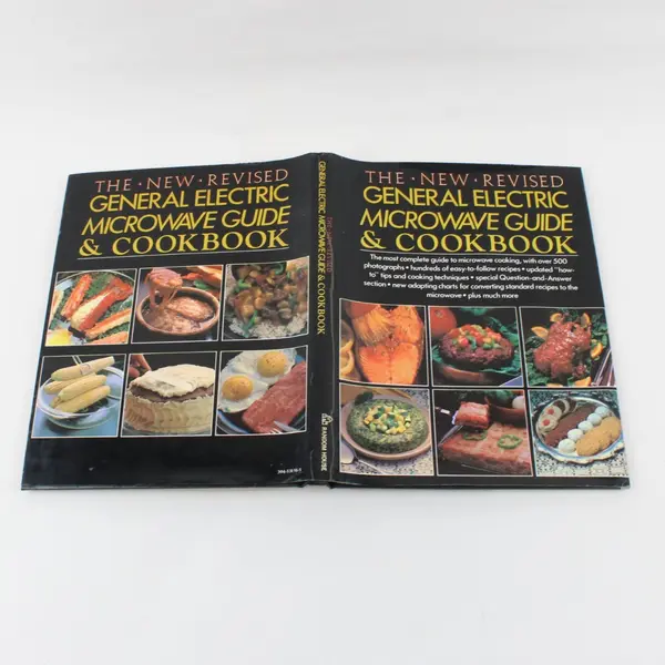 General Electric New Revised Microwave Guide & Cookbook Recipes Charts