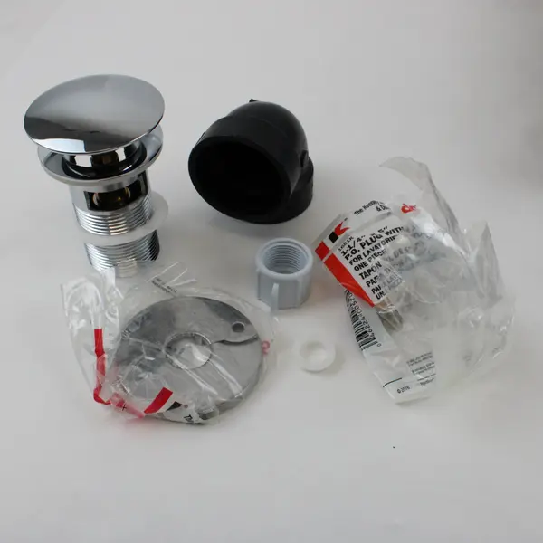 Hiendure PU-002-TC 1.5" Bathroom Sink Pop-Up Drain Assembly Chrome