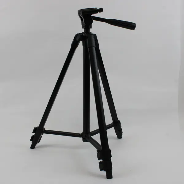 Onn 728B Digi Black Folding Camera Tripod 3-Way Pan/Tilt Head