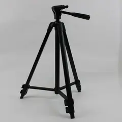 Onn 728B Digi Black Folding Camera Tripod 3-Way Pan/Tilt Head