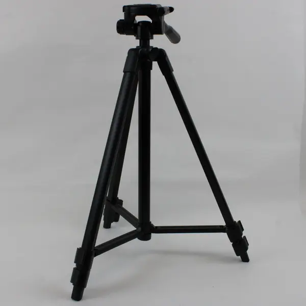 Onn 728B Digi Black Folding Camera Tripod 3-Way Pan/Tilt Head