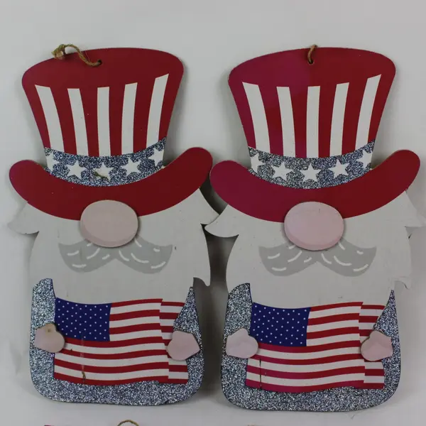 Lot of Wooden 4th of July Patriotic Decorations