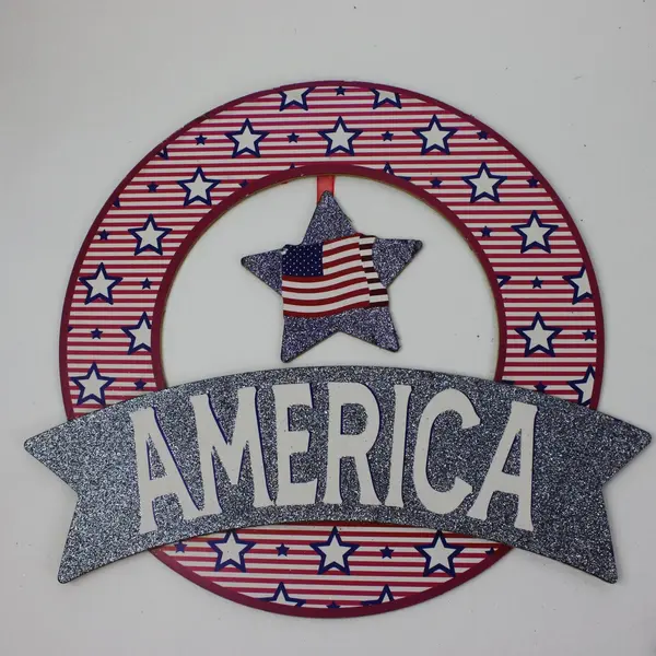 Lot of Wooden 4th of July Patriotic Decorations