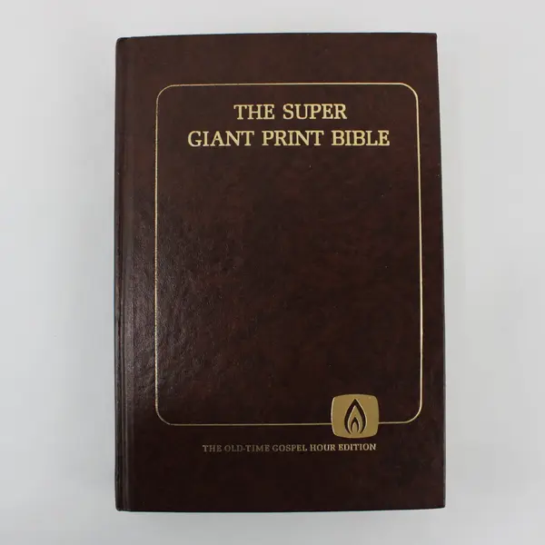 Lot 2 Super Giant Print Bibles KJV Old-Time Gen-II Kings & I Chron-Malachi