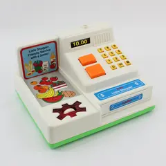 Vintage Troll Little Shopper Cash Register Pretend Play Toy Keypad