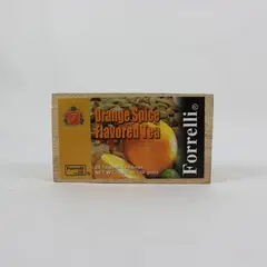 Forelli Orange Spice Wooden Tea Box Empty