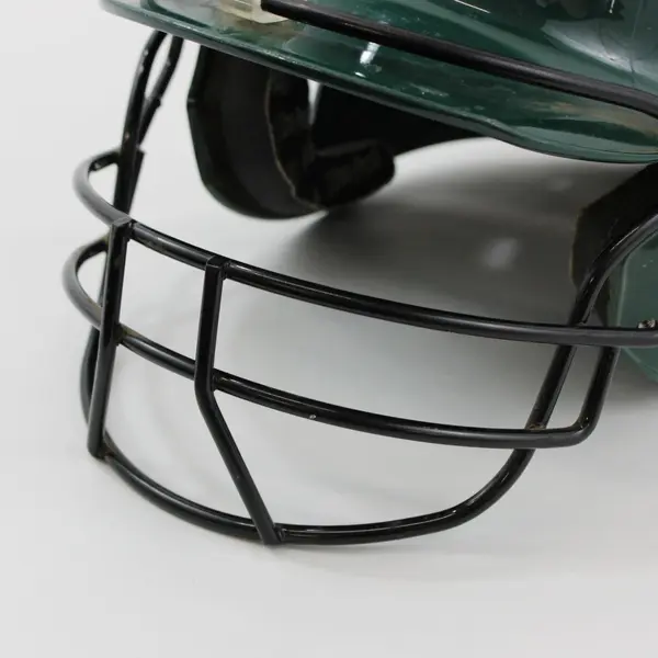 Schutt 3150PT Green Fastpitch Ponytail Batting Helmet with Face Guard 