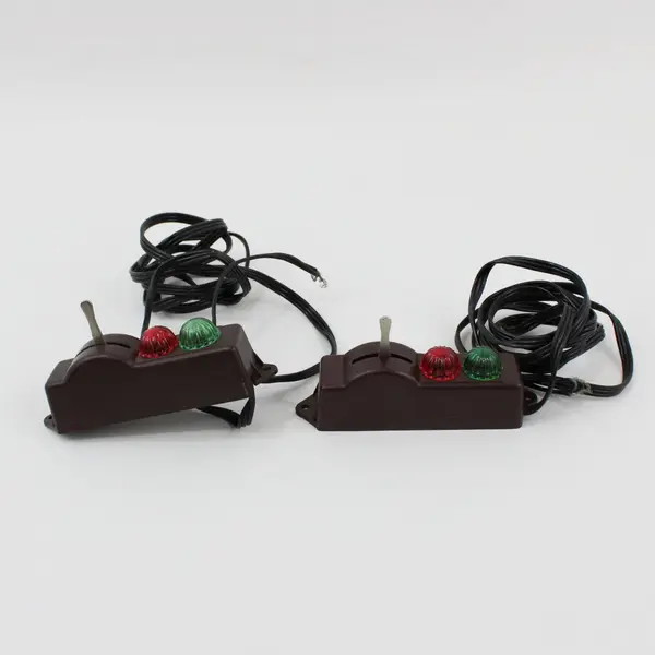 2 Lionel O Gauge Automatic Switch Controllers Attached Wiring