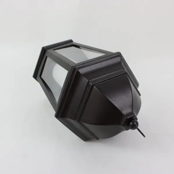 Black Metal Hanging Lantern LED Candle Holder Home Decor