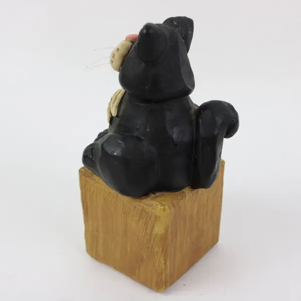 Blossom Bucket Suzi Skoglund Lot of 3 Cat Block Figurines 