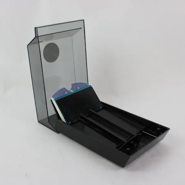 Rolodex VIP 24C Black Desktop Business Card File Holder