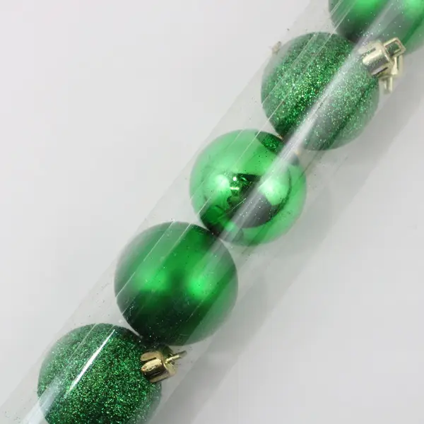 VMI Housewares Green Shatterproof Ball Ornaments 2 Packs of 12