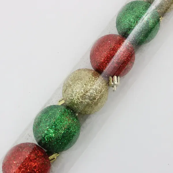 VMI Housewares 12pc Shatterproof Christmas Ornaments Red Gold Green