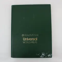 Rand McNally Universal World Atlas Second Edition 1987 Hardcover