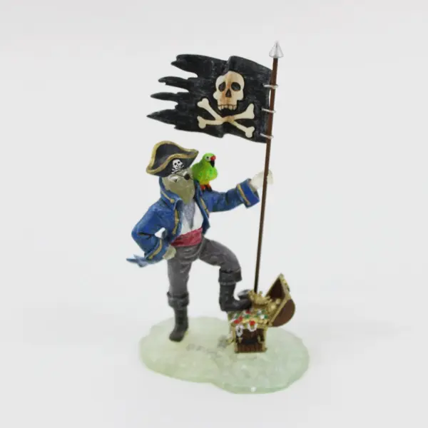 2001 Department 56 Snow Village Halloween Captain Black Bart's Ghost  55149 