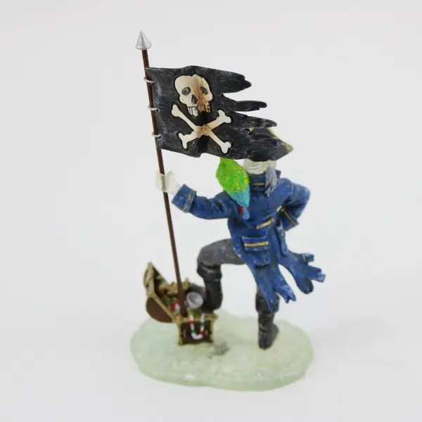 2001 Department 56 Snow Village Halloween Captain Black Bart's Ghost  55149 