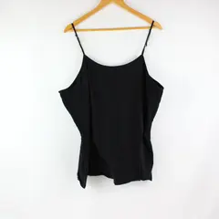 Sport Savvy Essentials Women's Black Spaghetti Strap Tank Top 2X