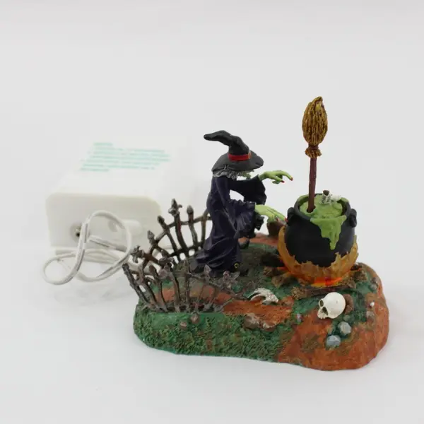 Department 56 Halloween Village Animated Hocus Pocus Witch #52516 2001