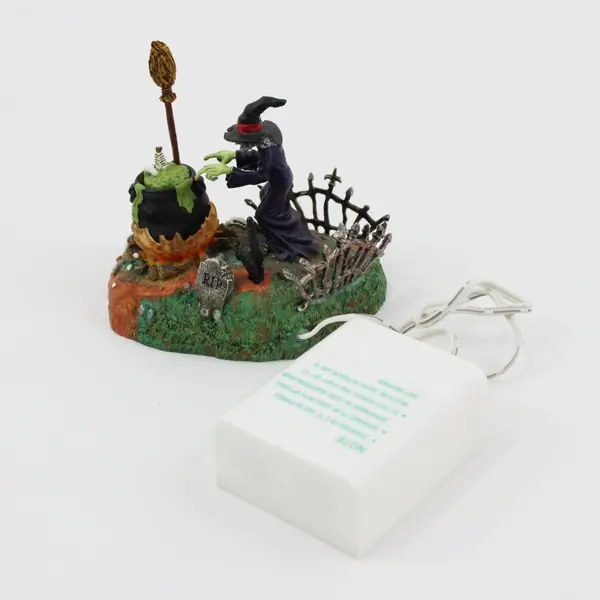 Department 56 Halloween Village Animated Hocus Pocus Witch #52516 2001