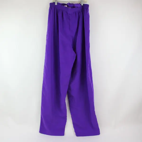 Cape Cod Sportswear Women's Purple Stretch Waist Pants Size 12