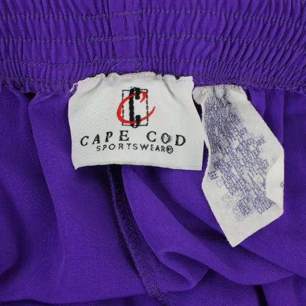 Cape Cod Sportswear Women's Purple Stretch Waist Pants Size 12