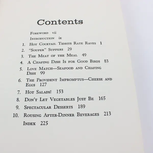 Vintage (1969) The Second Chafing Dish Cookbook SC, Marie Roberson Hamm 