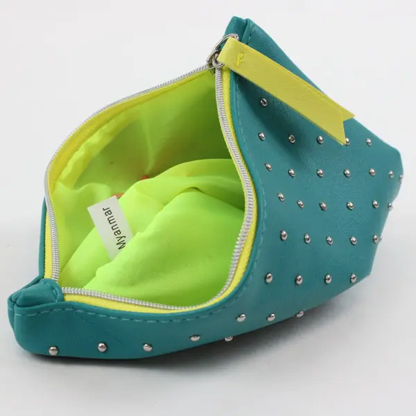 IPSY 100th Teal Studded Glam Bag Pouch Clutch