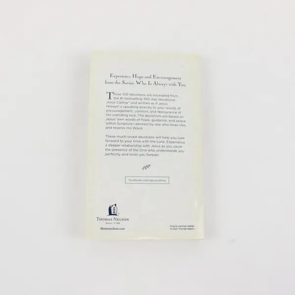 100 Devotions of Hope & Encouragement from Jesus Calling SC Book 2020