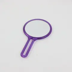 Purple Double-Sided Magnifying Handheld Vanity Mirror