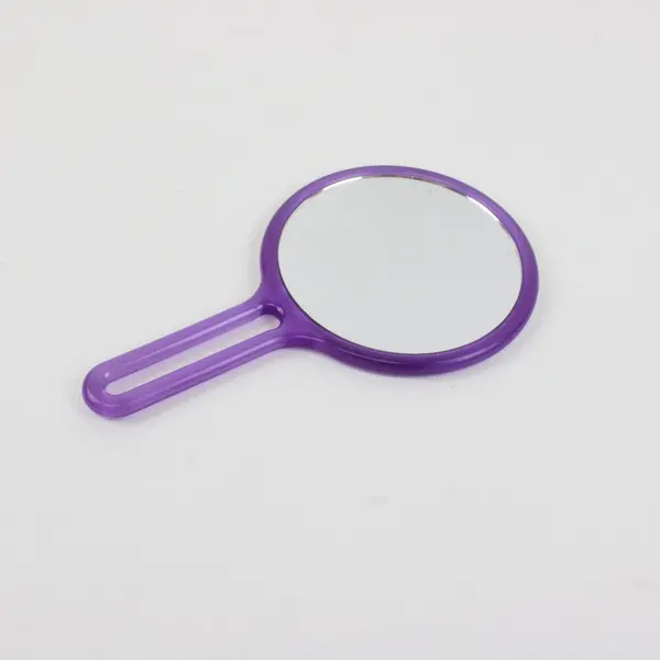 Purple Double-Sided Magnifying Handheld Vanity Mirror