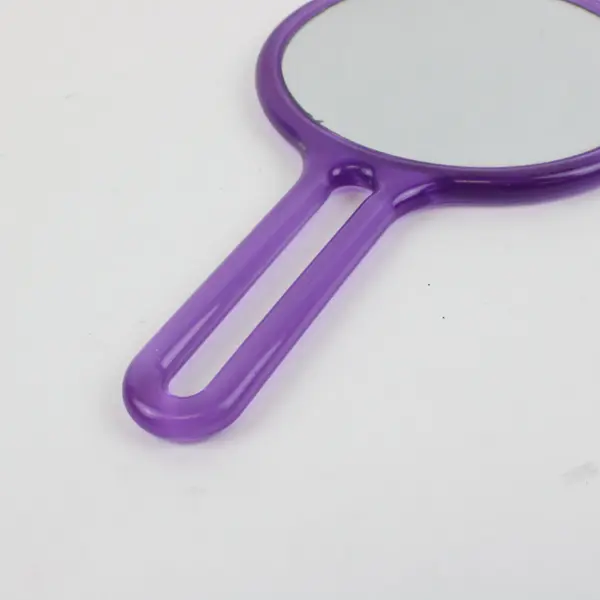 Purple Double-Sided Magnifying Handheld Vanity Mirror