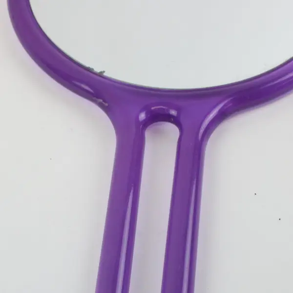 Purple Double-Sided Magnifying Handheld Vanity Mirror