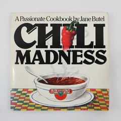 Chili Madness A Passionate Cookbook Jane Butel 1980 1st Printing Paperback